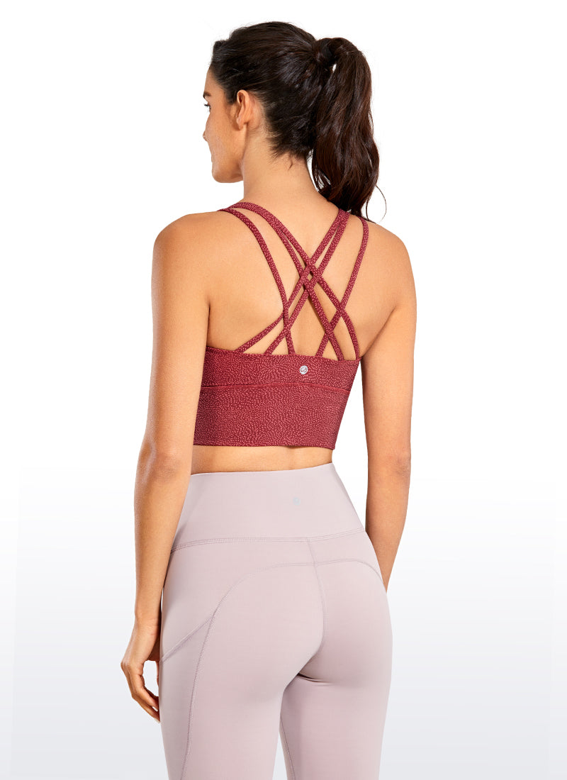 Nakedfeel Longline Bra Strappy Back