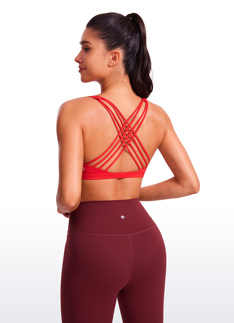 Nakedfeel Low Cut Strappy Bra (8 Straps)