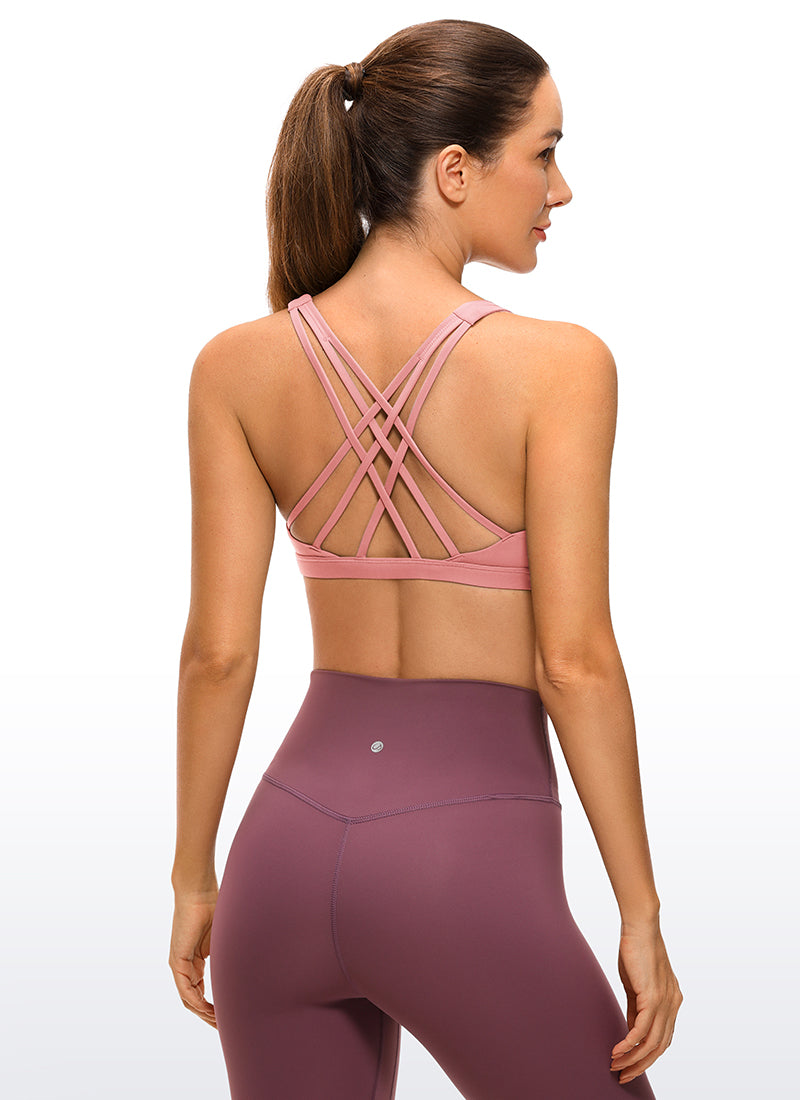 Brushed Nakedfeel Bra Criss Cross Back