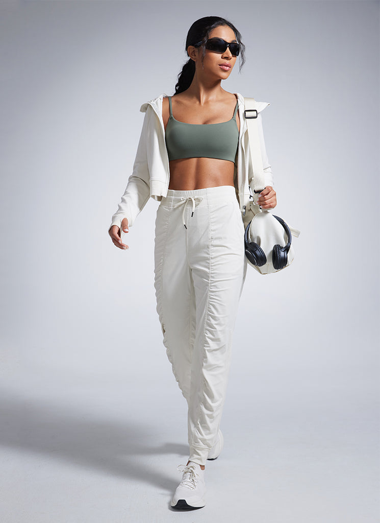 CRZ YOGA Womens Butterbreeze Spaghetti Strap Scoop Neck Sports Bra Red Merlot