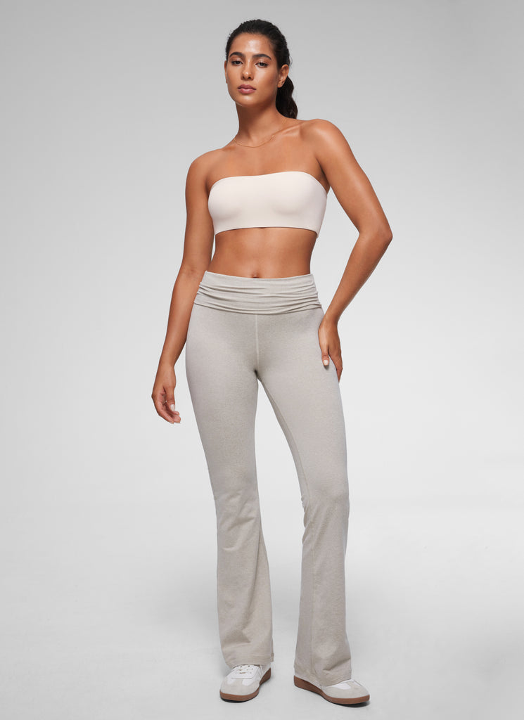 CRZ YOGA Women Softhold Double Lined Strapless Wireless  Bralettes Hot Fudge Brown