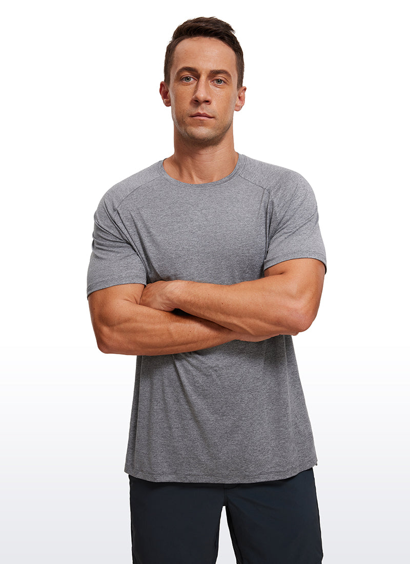 Workout Short Sleeve Round Neck