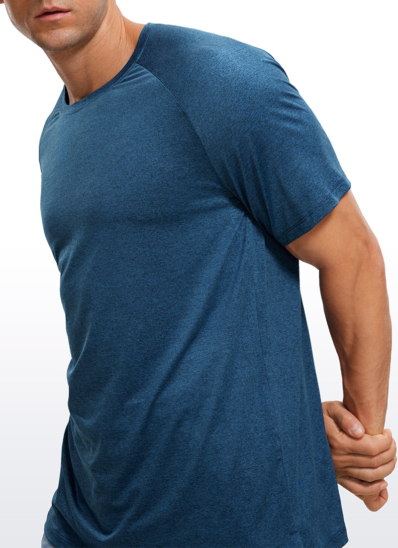 Workout Short Sleeve Round Neck