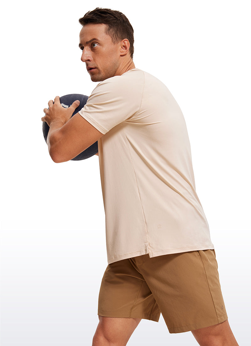 Workout Short Sleeve Round Neck