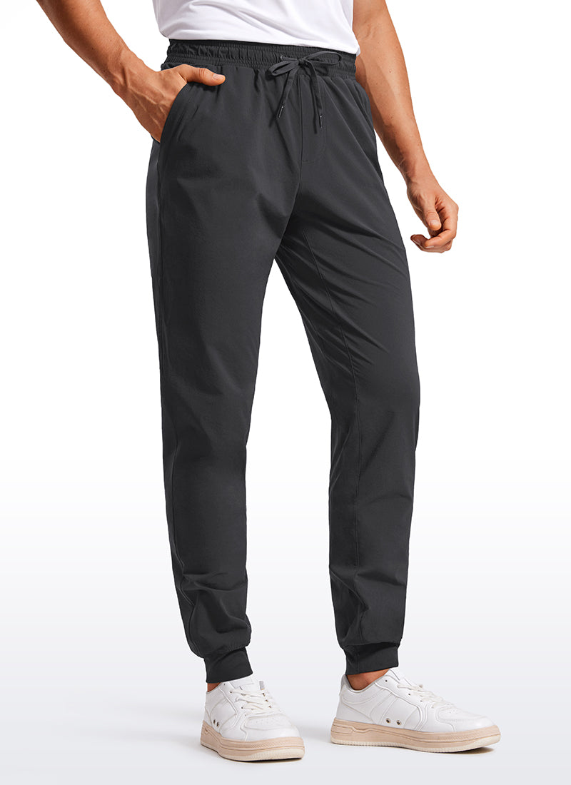 Lightweight Water Resistant Athletic Joggers with Zip Pockets 31