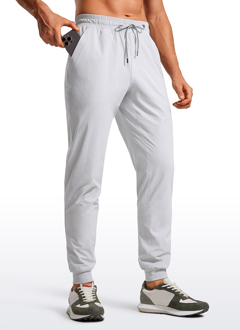 Lightweight Water Resistant Athletic Joggers with Zip Pockets 31