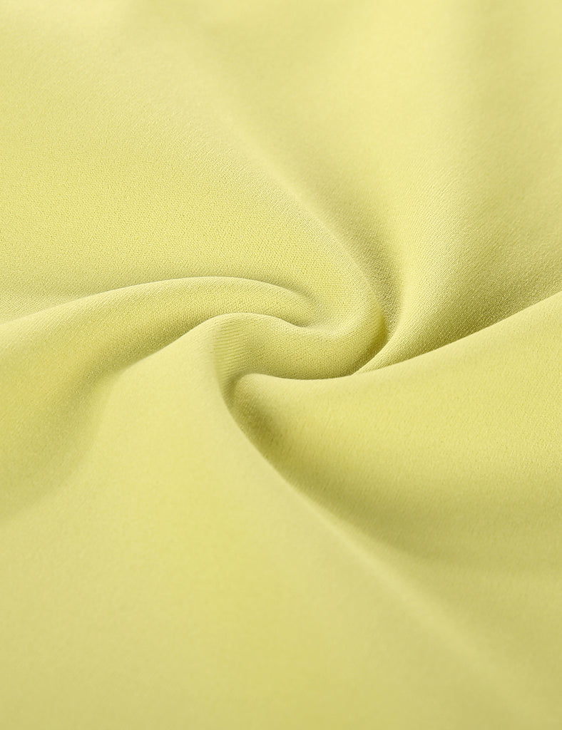 CRZ YOGA Women's Yoga High Rise Biker Shorts Nakedfeel Shorts 4'' Lemon Vibe