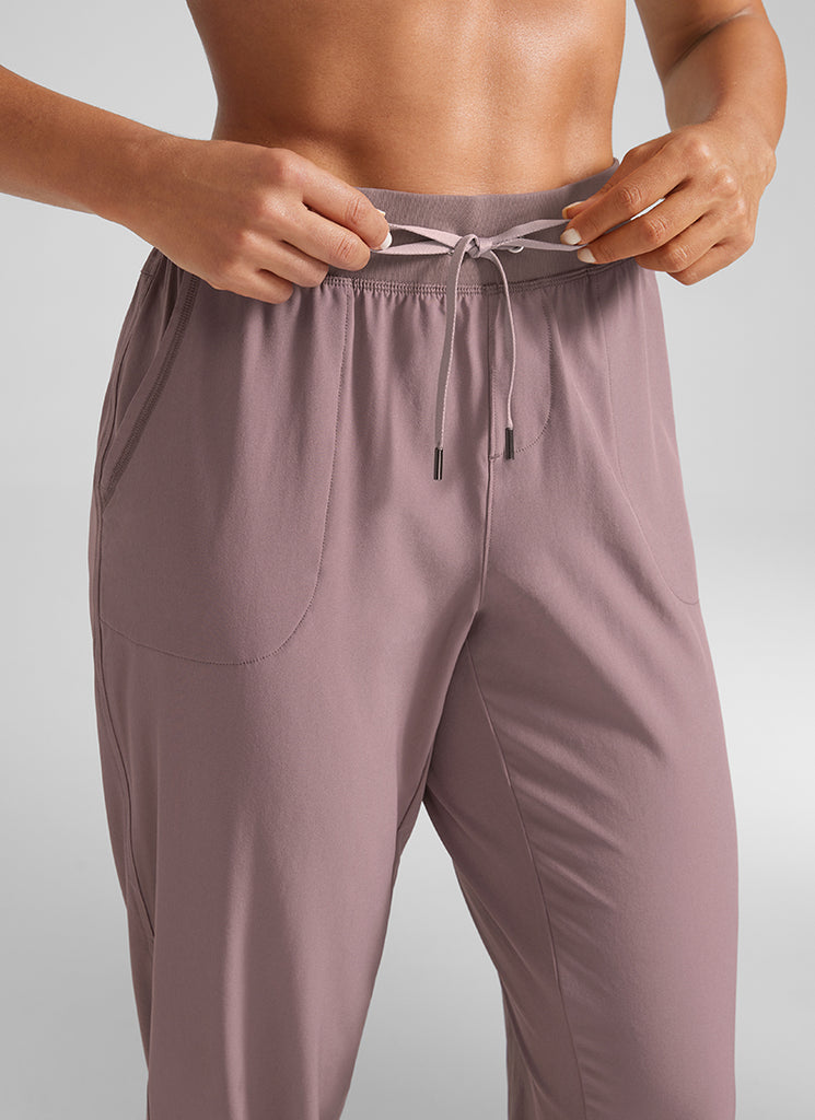 CRZ YOGA Women's Train Loose Fit Feathery-Fit Drawstring Jogger 28'' Mauve