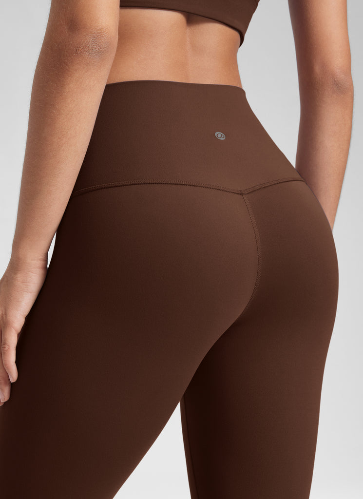 CRZ YOGA Women's Yoga Lounge High Rise Butterluxe Yoga Leggings 25'' Lava Brown