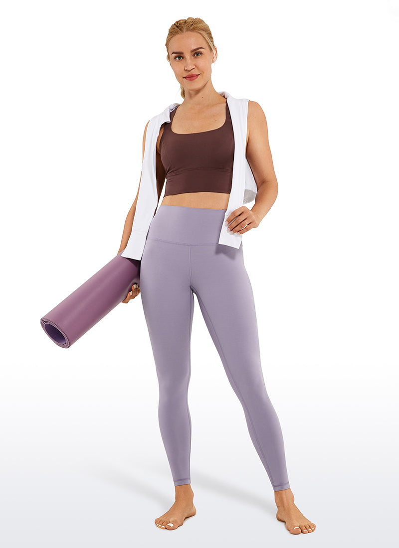 CRZ YOGA Women's Yoga Lounge High Rise Butterluxe Yoga Leggings 25'' Lavender Mist @model_info:N