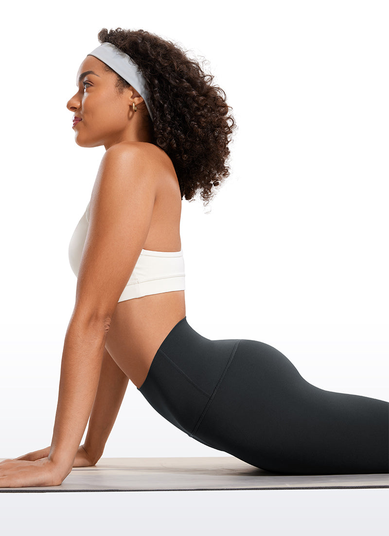 CRZ YOGA Women's Yoga Lounge High Rise Butterluxe Yoga Leggings 25'' Melanite