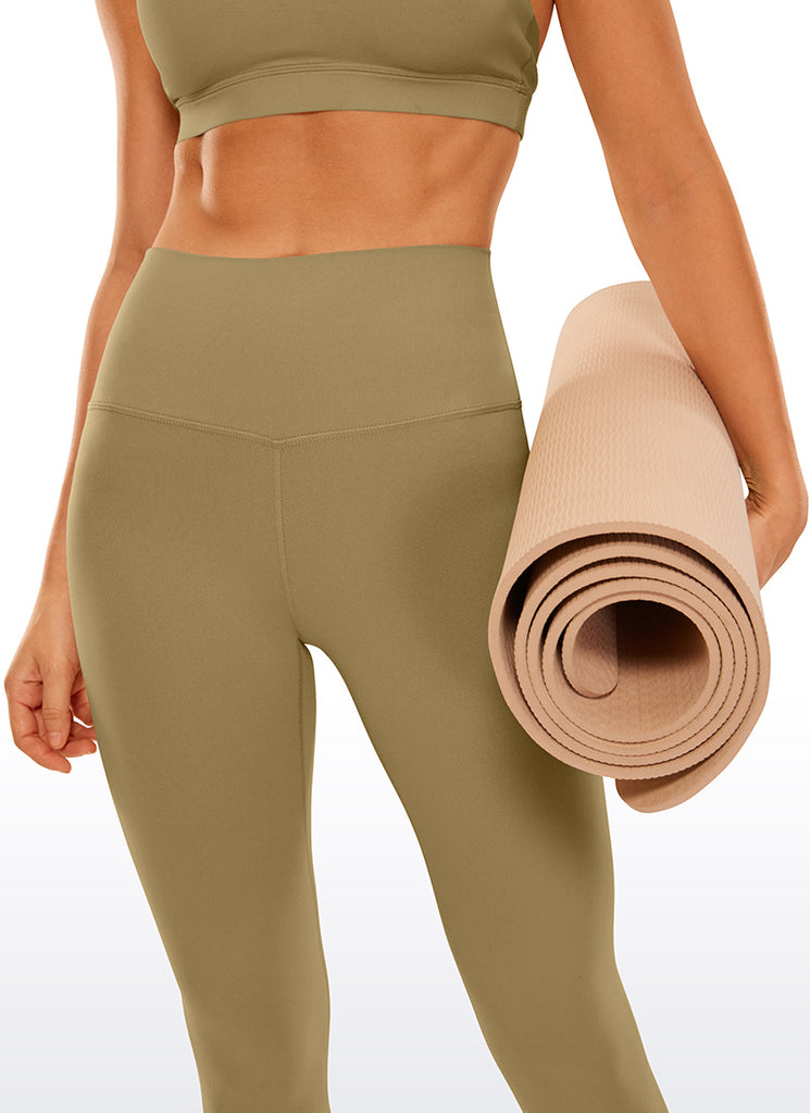 CRZ YOGA Women's Yoga Lounge High Rise Butterluxe Yoga Leggings 25'' Soul Brown