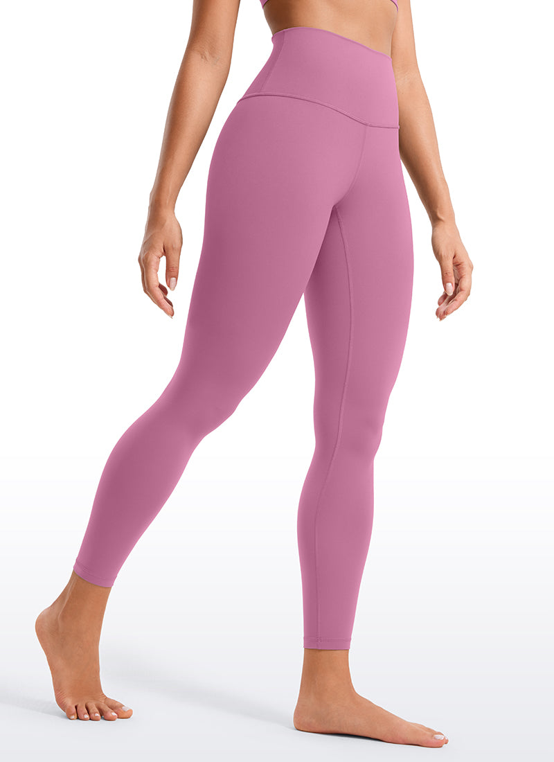 CRZ YOGA Women's Yoga Lounge High Rise Butterluxe Yoga Leggings 25'' Velvet Dust @model_info:Fiona