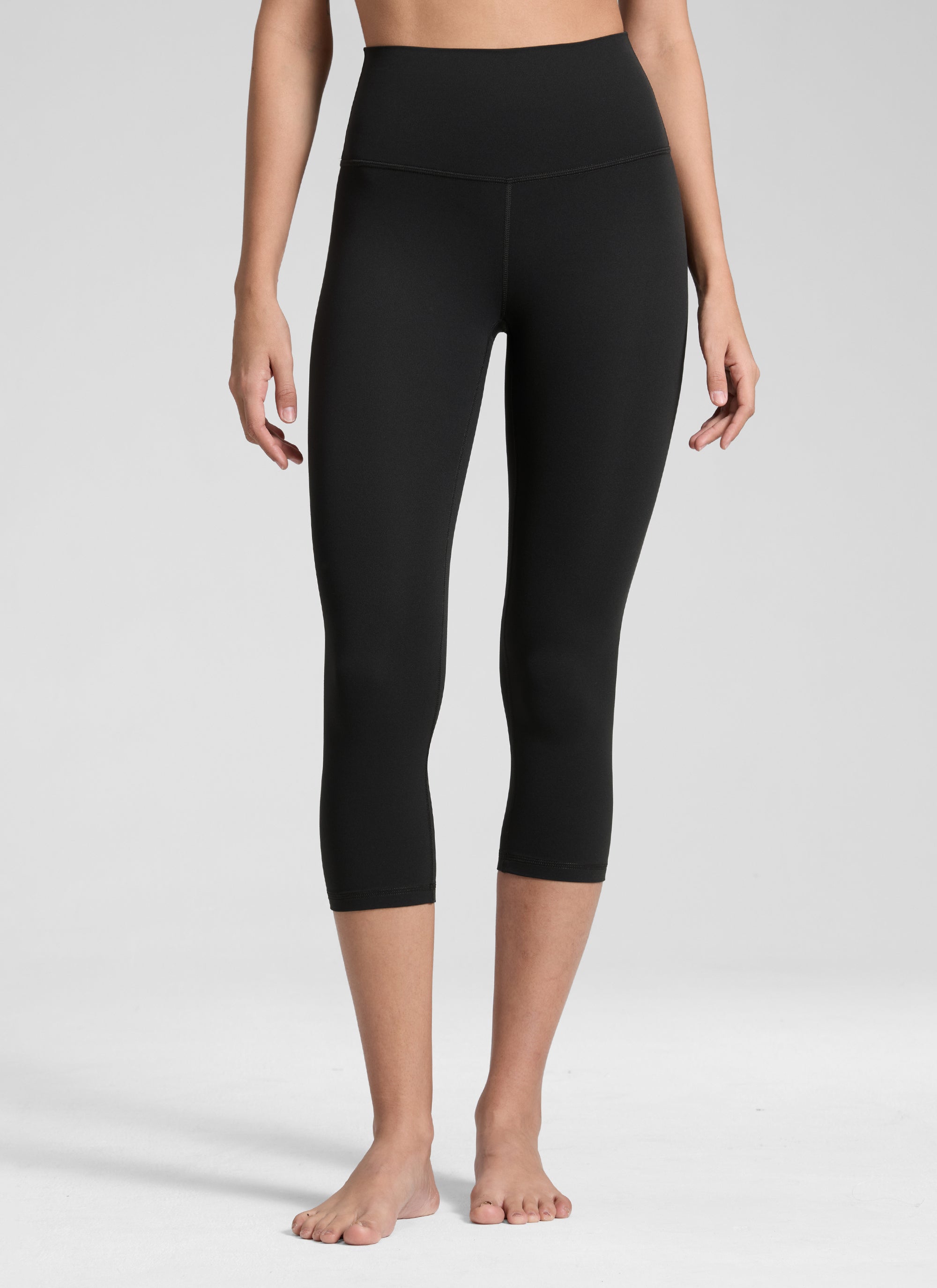 CRZ YOGA Women's Yoga Lounge High Rise Butterluxe Yoga Leggings 19'' Black