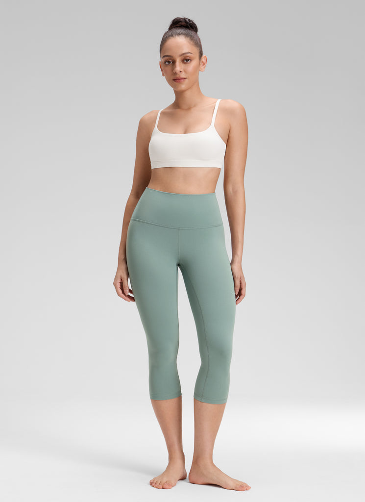 CRZ YOGA Women's Yoga Lounge High Rise Butterluxe Yoga Leggings 19'' Aurora Red