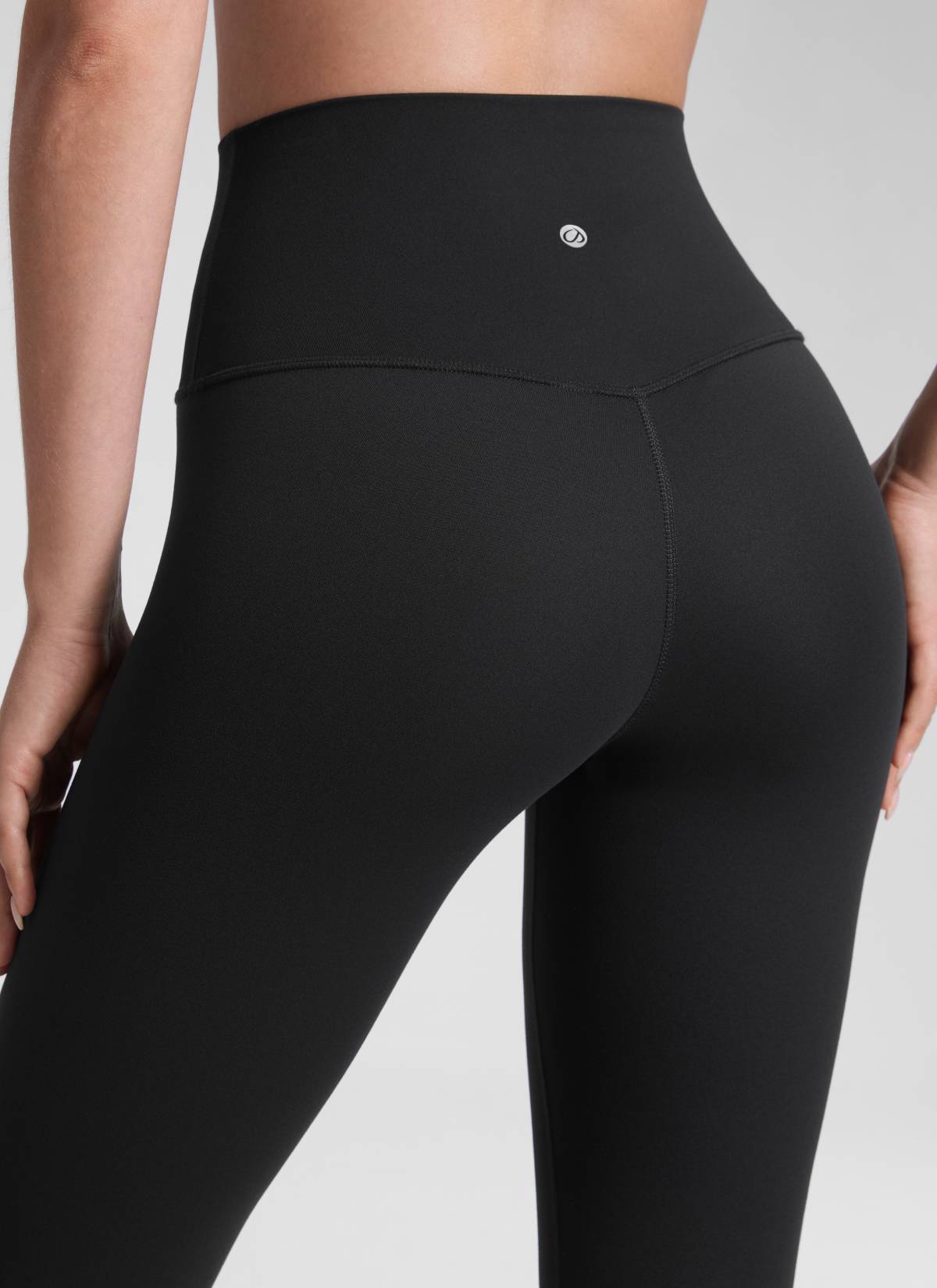 CRZ YOGA Women's Yoga Lounge High Rise Butterluxe Yoga Leggings 28'' Black @model_info:Malisa