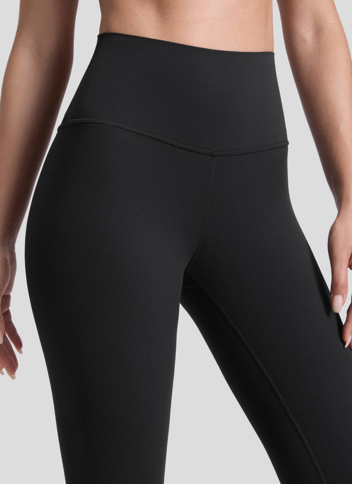 CRZ YOGA Women's Yoga Lounge High Rise Butterluxe Yoga Leggings 28'' Black @model_info:Malisa