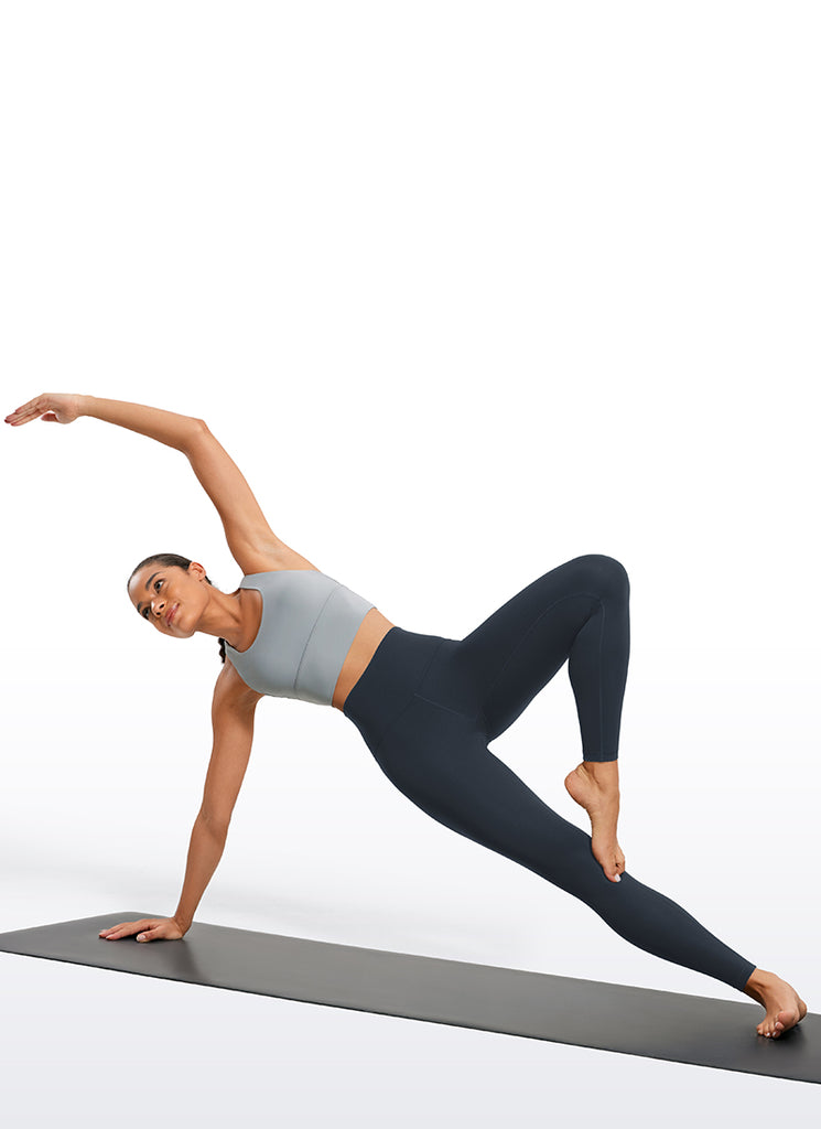 CRZ YOGA Women's Yoga Lounge High Rise Butterluxe Yoga Leggings 28'' True Navy