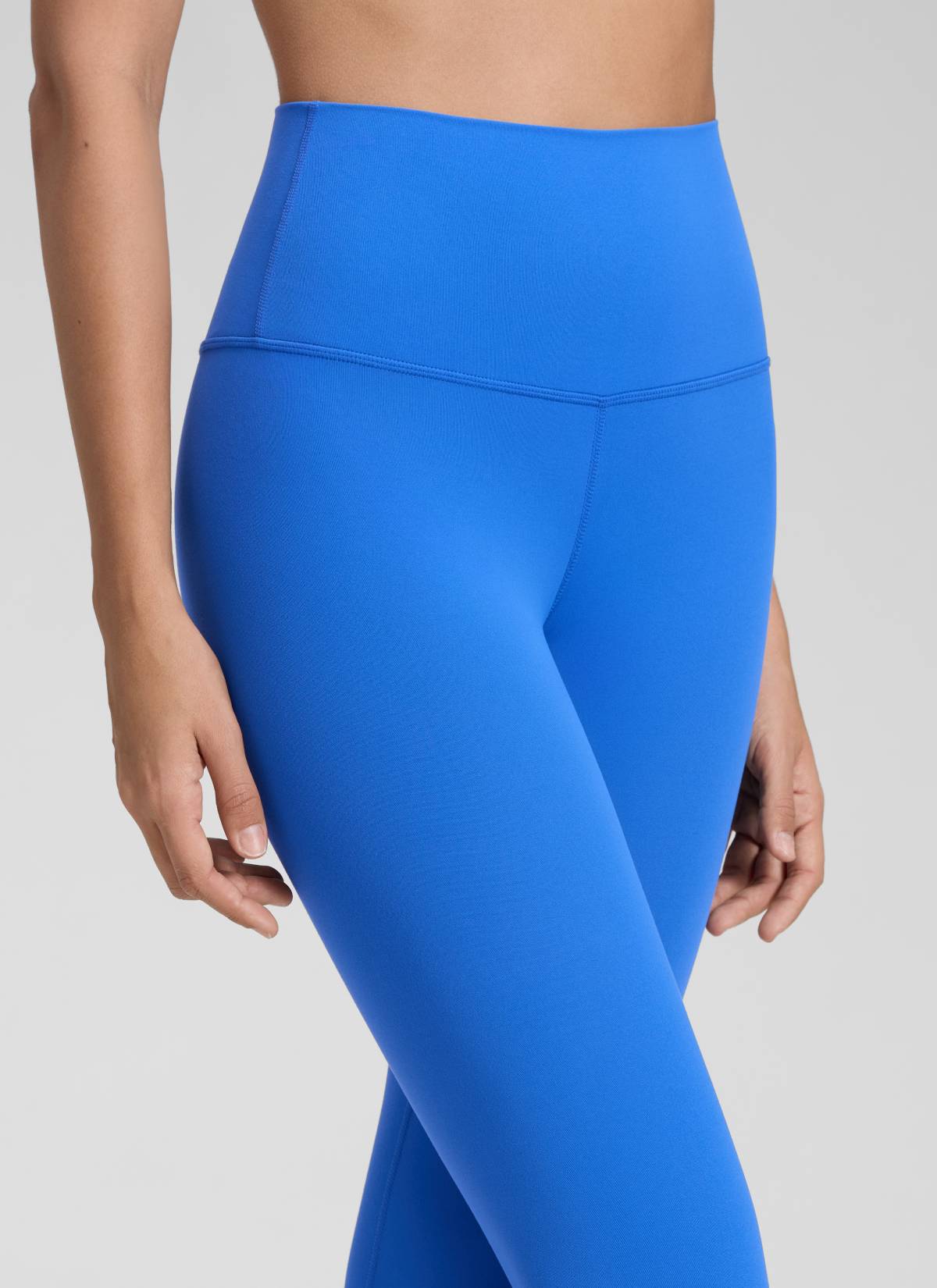 CRZ YOGA Women's Yoga Lounge High Rise Butterluxe Yoga Leggings 28'' Sparkle Blue @model_info:Jenna