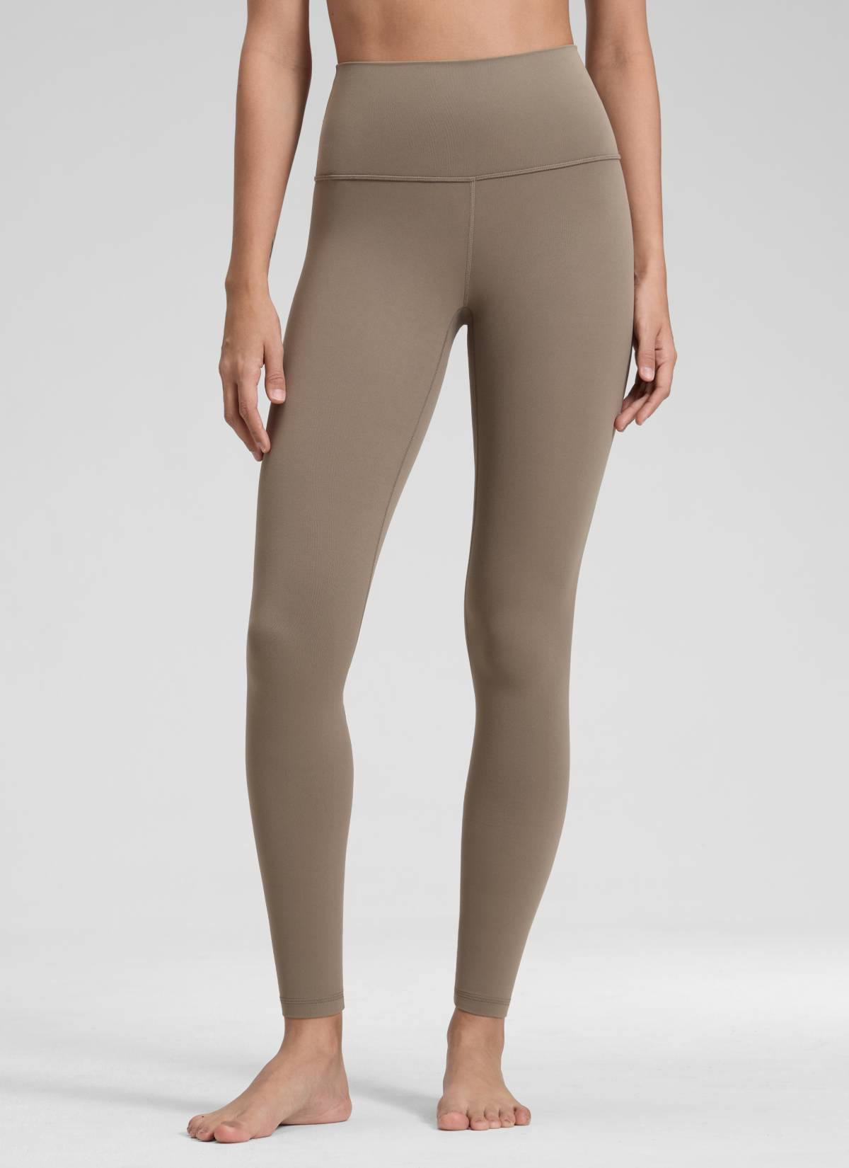 CRZ YOGA Women's Yoga Lounge High Rise Butterluxe Yoga Leggings 28'' Nomad Grey