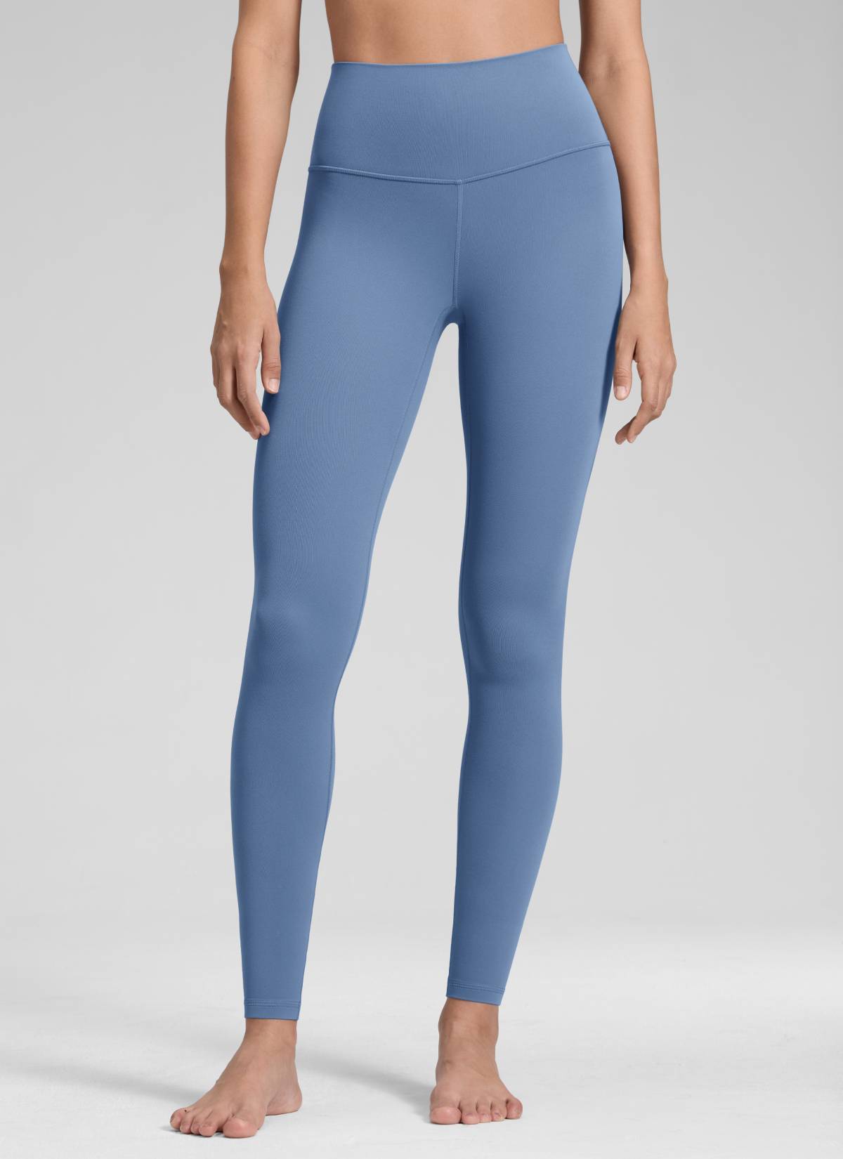 CRZ YOGA Women's Yoga Lounge High Rise Butterluxe Yoga Leggings 28'' Oasis Blue @model_info:Jenna
