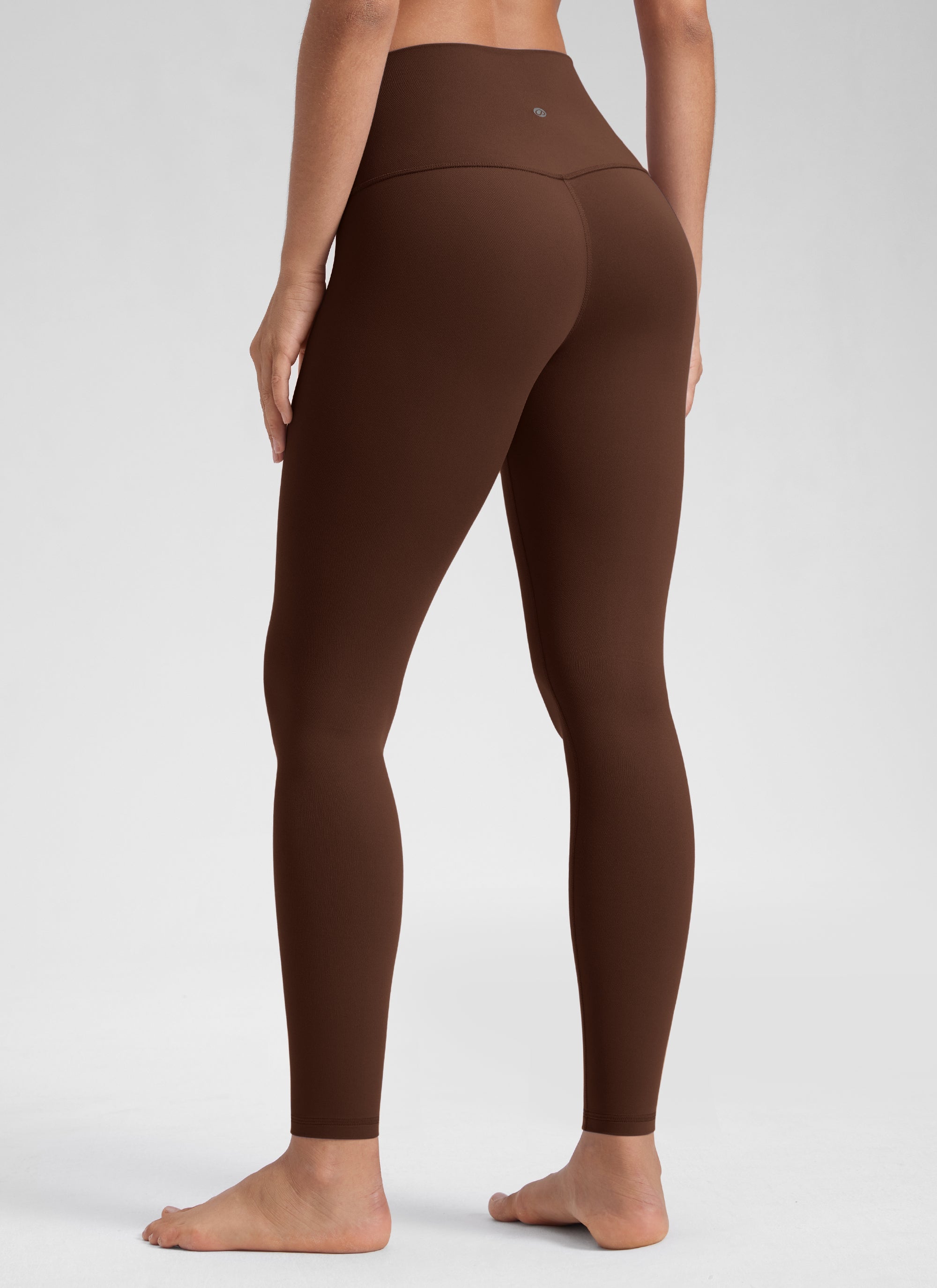 CRZ YOGA Women's Yoga Lounge High Rise Butterluxe Yoga Leggings 28'' Lava Brown @model_info:Winama