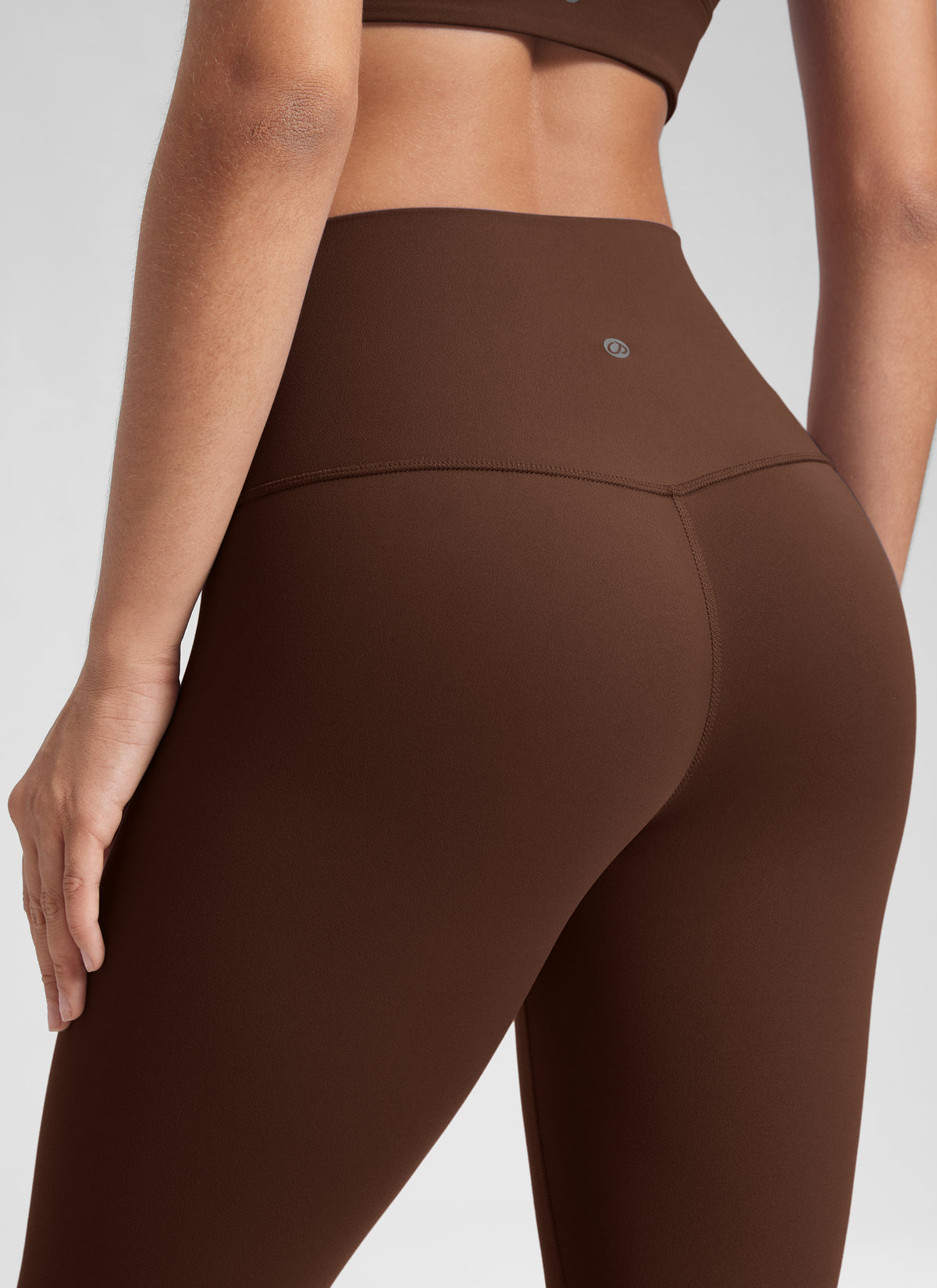 CRZ YOGA Women's Yoga Lounge High Rise Butterluxe Yoga Leggings 28'' Lava Brown @model_info:Winama