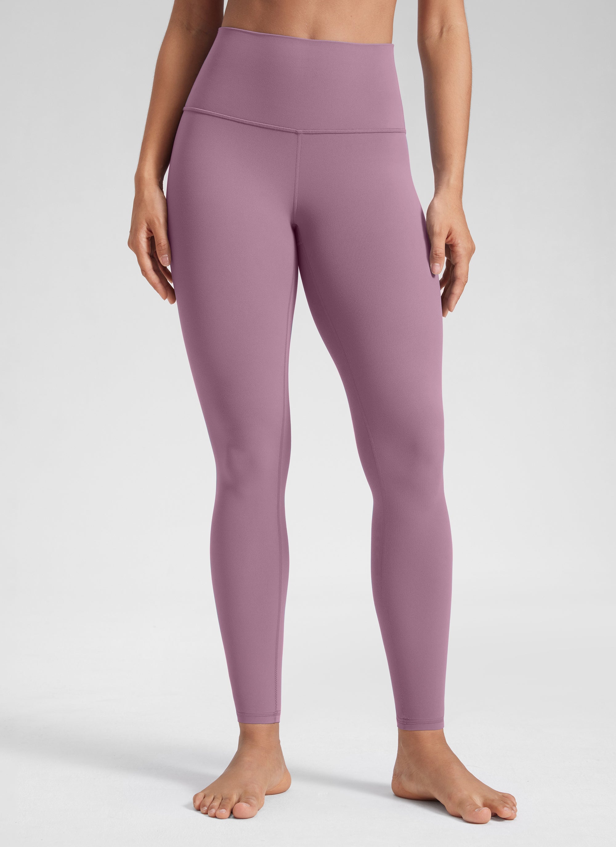 CRZ YOGA Women's Yoga Lounge High Rise Butterluxe Yoga Leggings 28'' Light Lavender @model_info:Winama