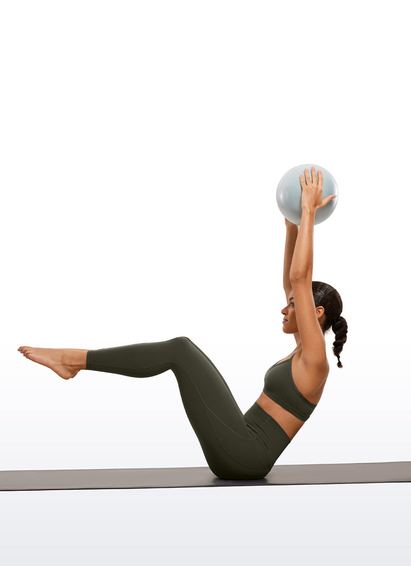 CRZ YOGA Women's Yoga Lounge High Rise Butterluxe Pocket Leggings 25'' Deep Purple