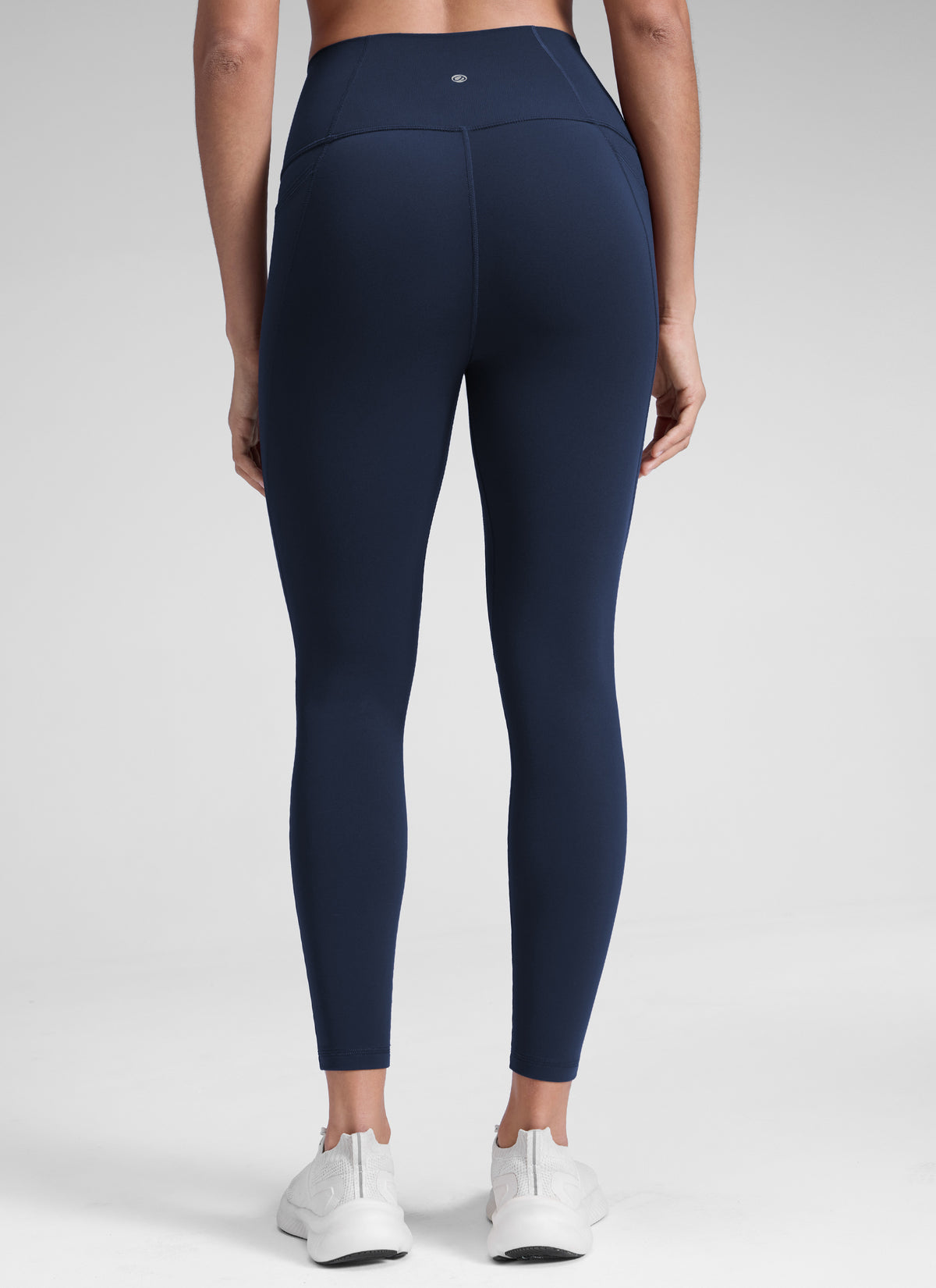 CRZ YOGA Women's Yoga Lounge High Rise Butterluxe Pocket Leggings 25'' Future Navy @model_info:D