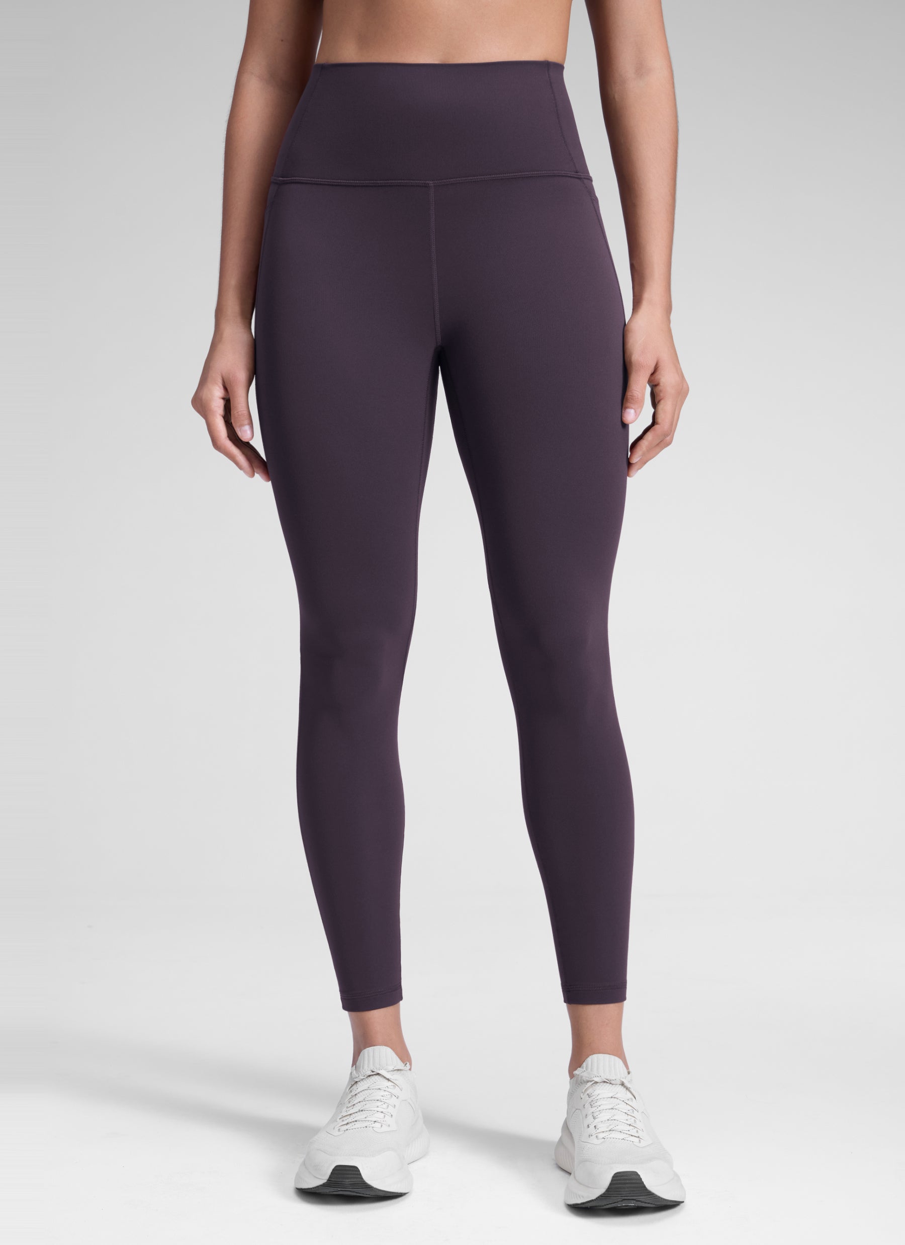 CRZ YOGA Women's Yoga Lounge High Rise Butterluxe Pocket Leggings 25'' Atmosphere Purple