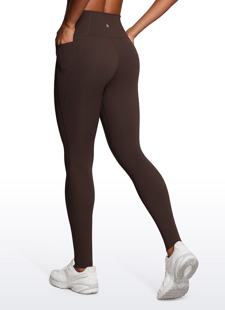 CRZ YOGA Womens Butterluxe Pockets Workout Leggings 30" Black