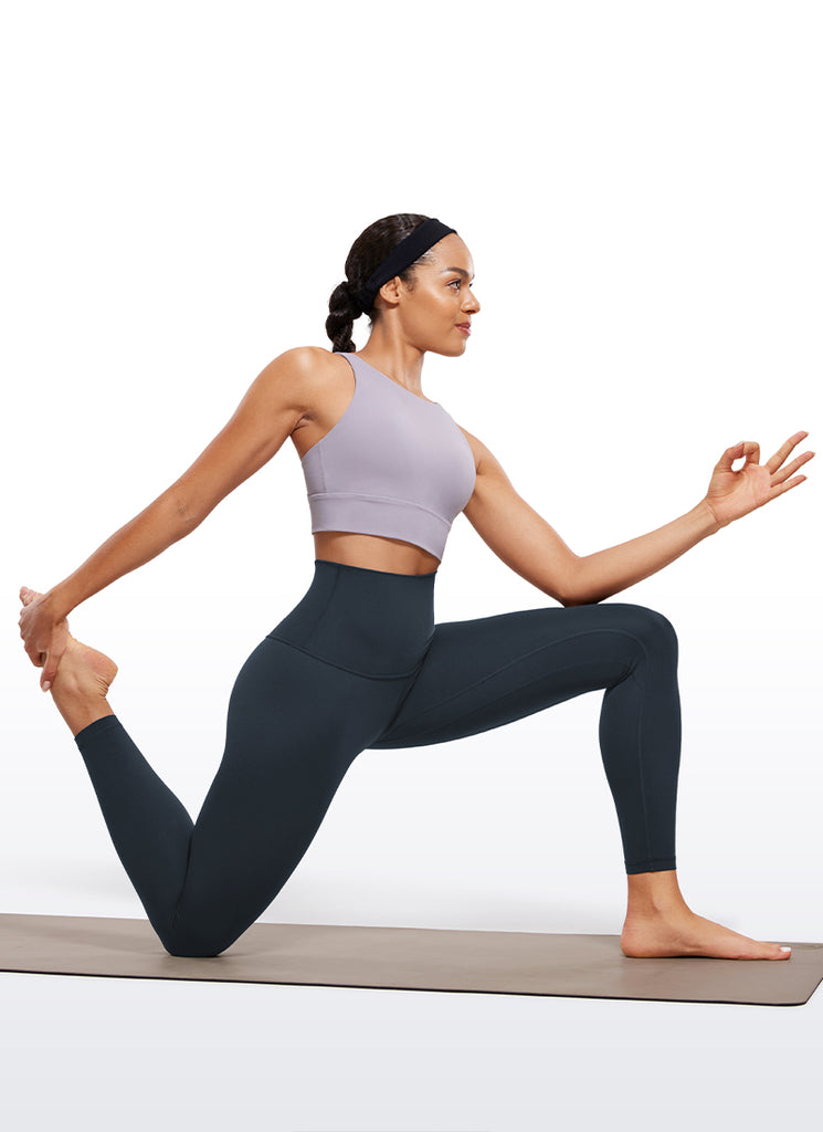 CRZ YOGA Women's Lounge Super High Rise Butterluxe Yoga Leggings 25'' Black