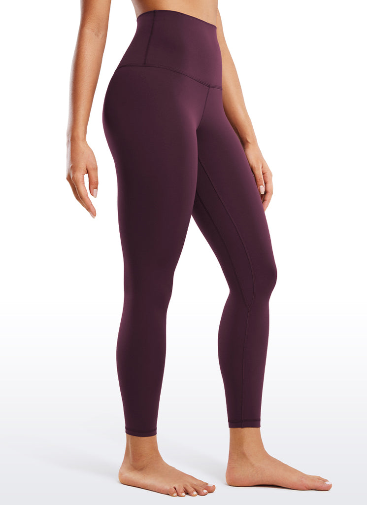 CRZ YOGA Women's Lounge Super High Rise Butterluxe Yoga Leggings 25'' Deep Purple
