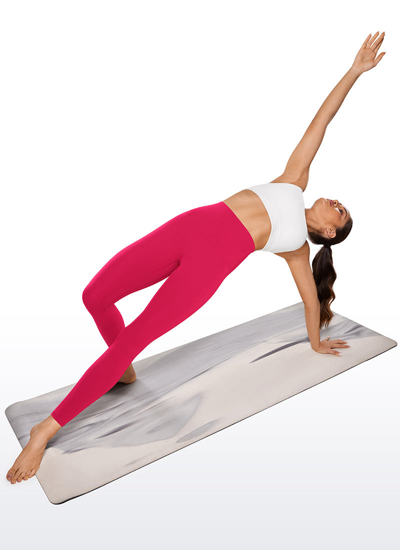 CRZ YOGA Women's Yoga Super High Waist Butterluxe Yoga Leggings 28'' Viva Magenta @model_info:Cesilia