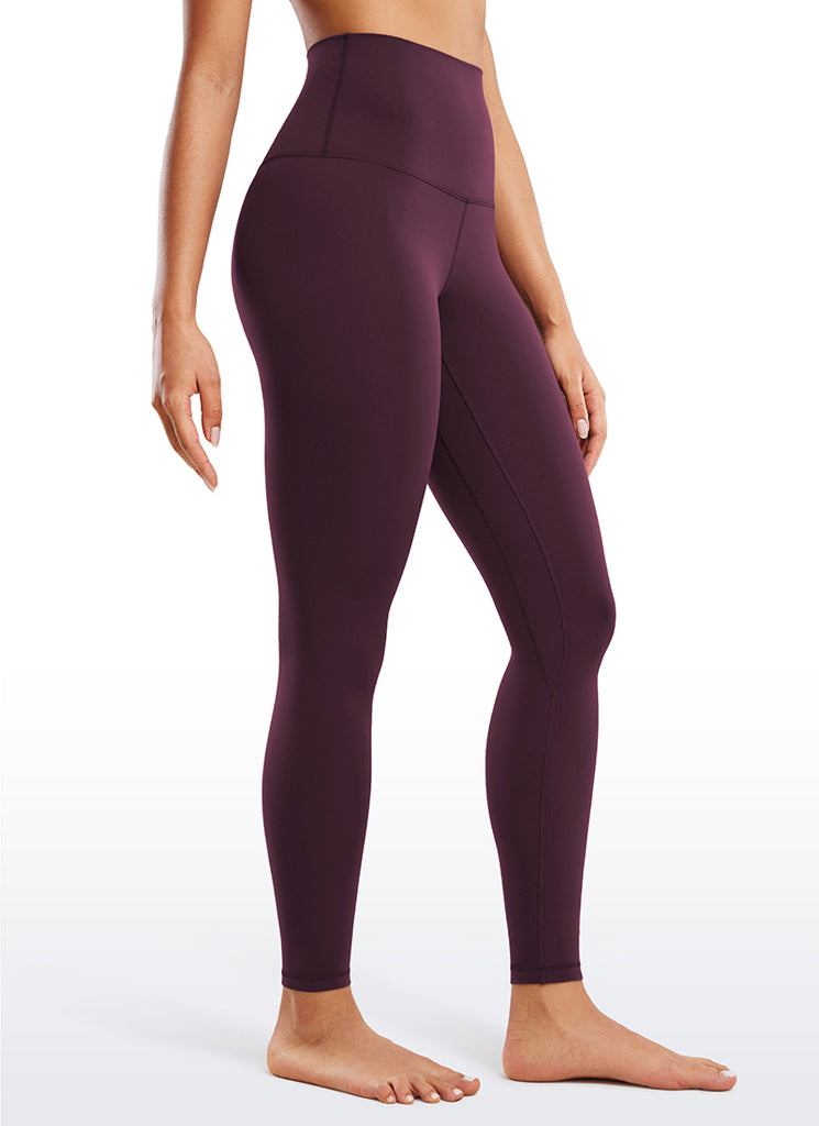 CRZ YOGA Women's Yoga Super High Waist Butterluxe Yoga Leggings 28'' Tan Milkshake