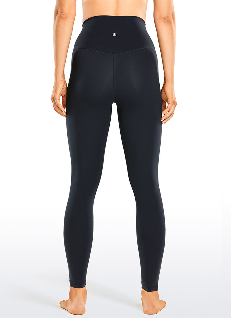 CRZ YOGA Women's Yoga Train High Rise Brushed Nakedfeel Leggings 25'' Melanite