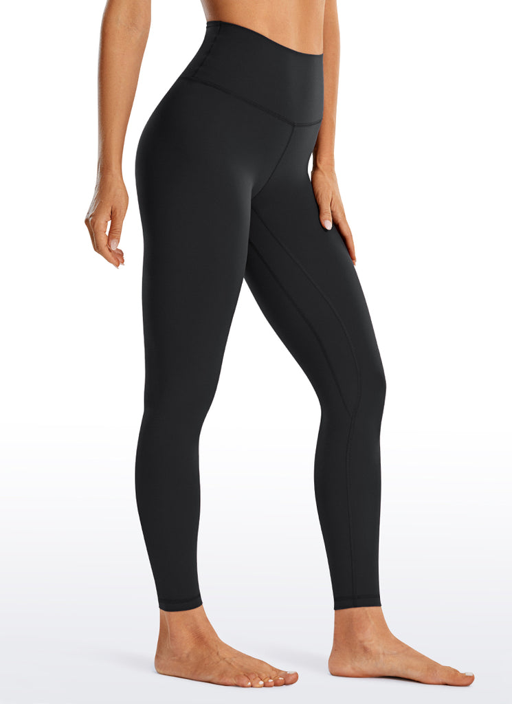 CRZ YOGA Women's Yoga High Rise Brushed Nakedfeel Leggings 28'' Grey Sage