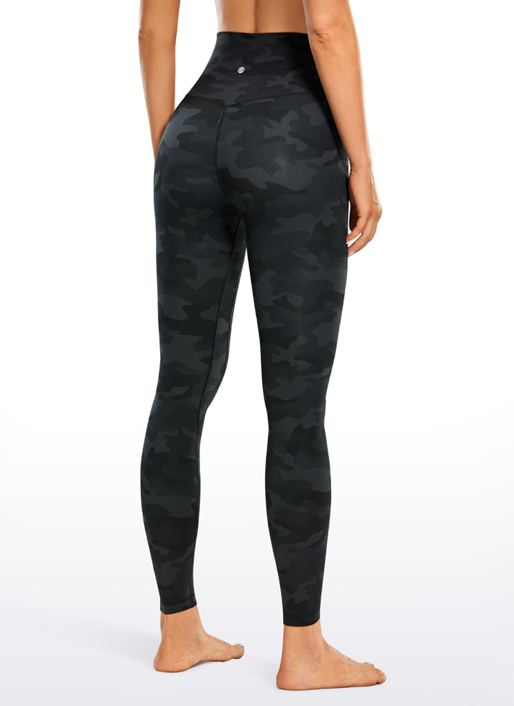 CRZ YOGA Women's Yoga High Rise Brushed Nakedfeel Leggings 28'' Grey Sage