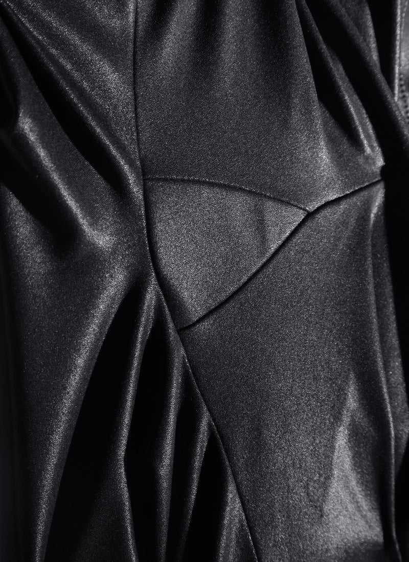 CRZ YOGA Women Butterluxe Matte Faux Leather No Front Seam Leggings 28'' Black Classic Leather @model_info:Detail