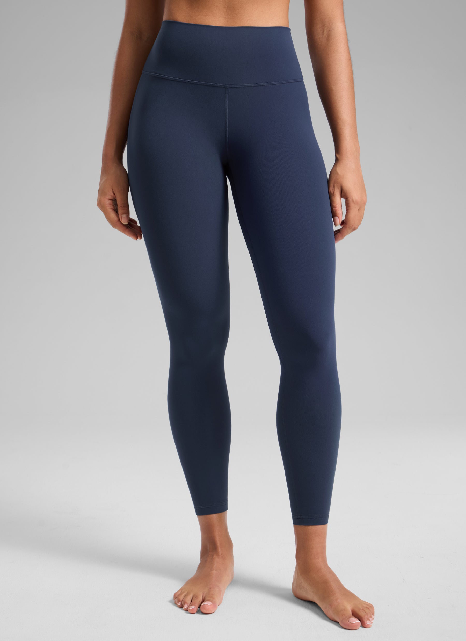 CRZ YOGA Women's Workout High Rise Butterlift Yoga Leggings 25'' Club Blue @model_info:F