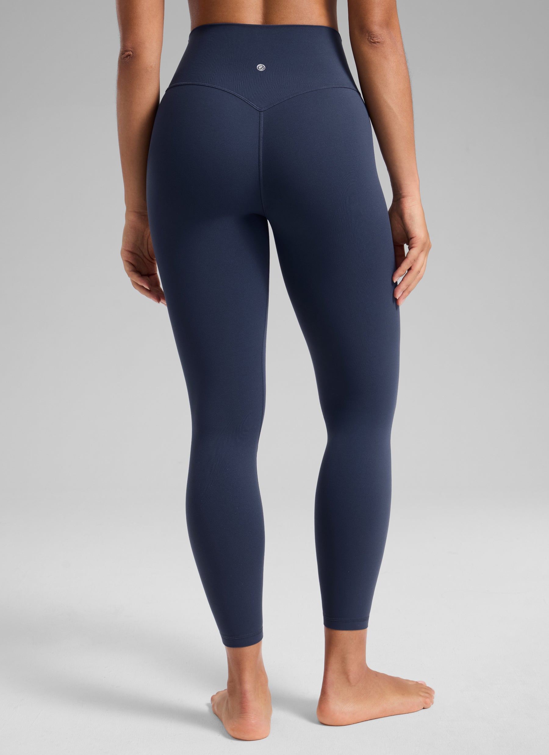 CRZ YOGA Women's Workout High Rise Butterlift Yoga Leggings 25'' Club Blue @model_info:F