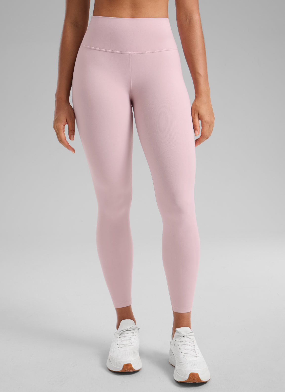 CRZ YOGA Women's Workout High Rise Butterlift Yoga Leggings 25'' Pink Haze @model_info:F