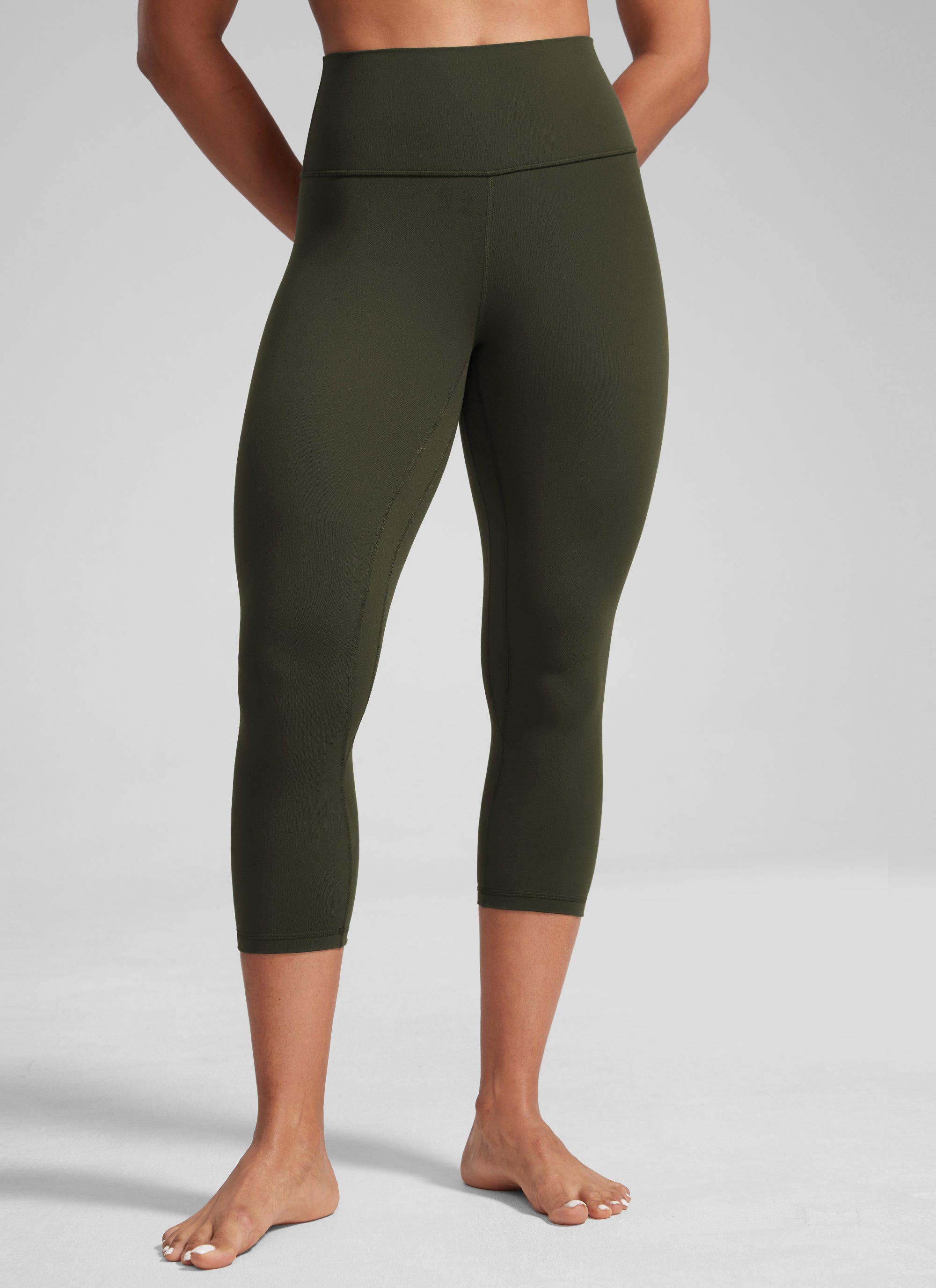 CRZ YOGA Women's High Waisted Capris Workout Leggings 21