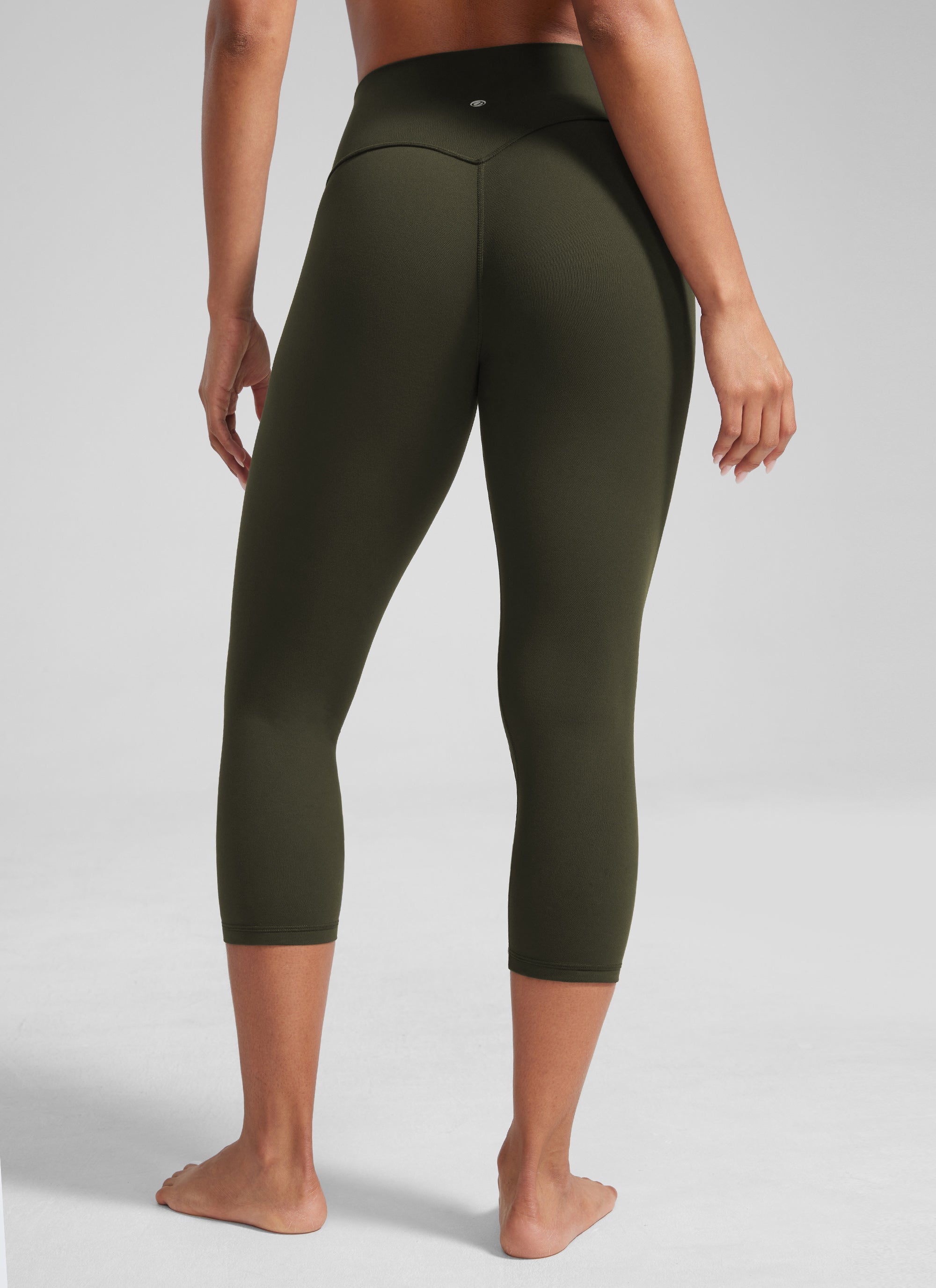 CRZ YOGA Women's High Waisted Capris Workout Leggings 21