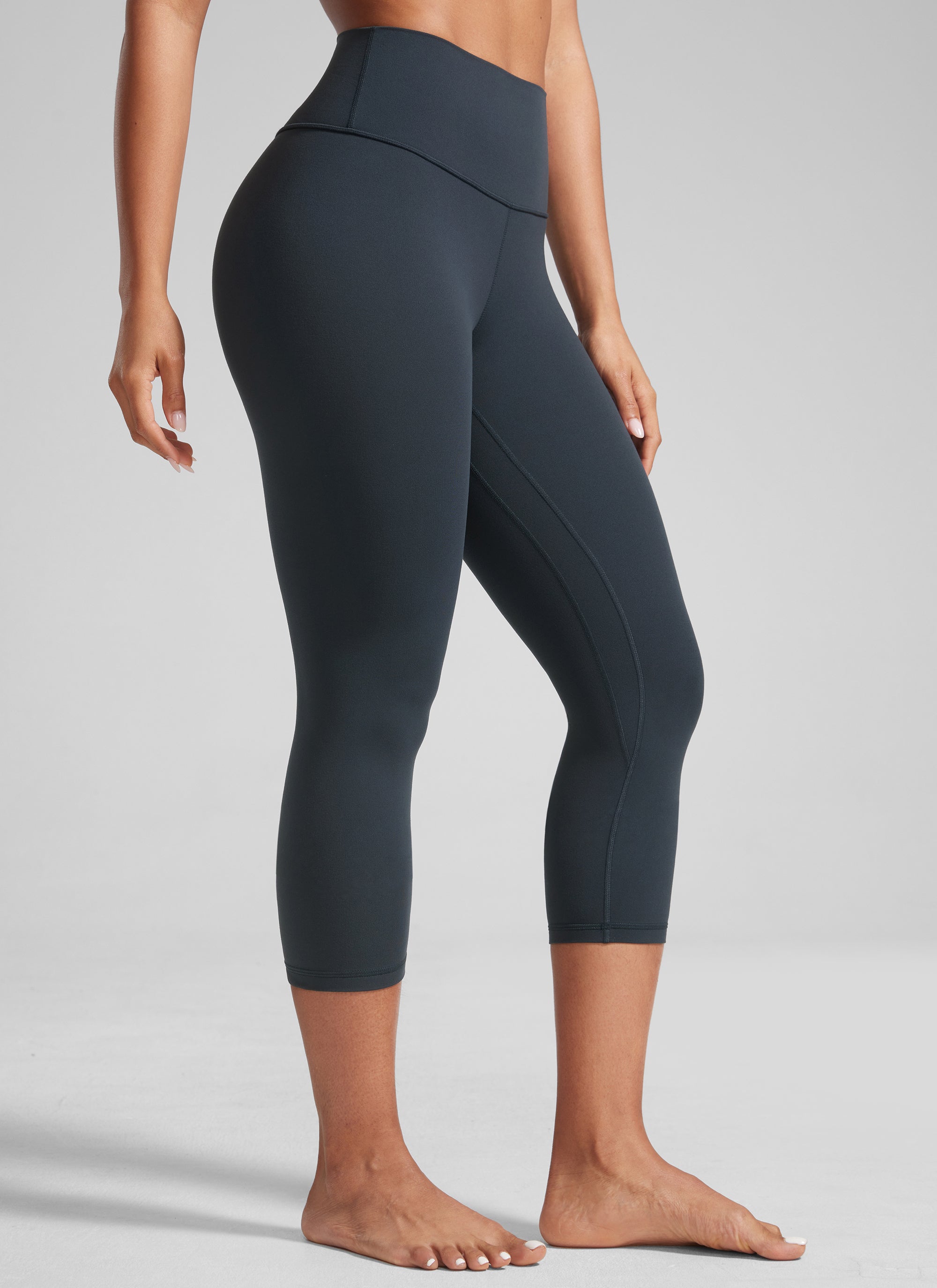 CRZ YOGA Women's High Waisted Capris Workout Leggings 21