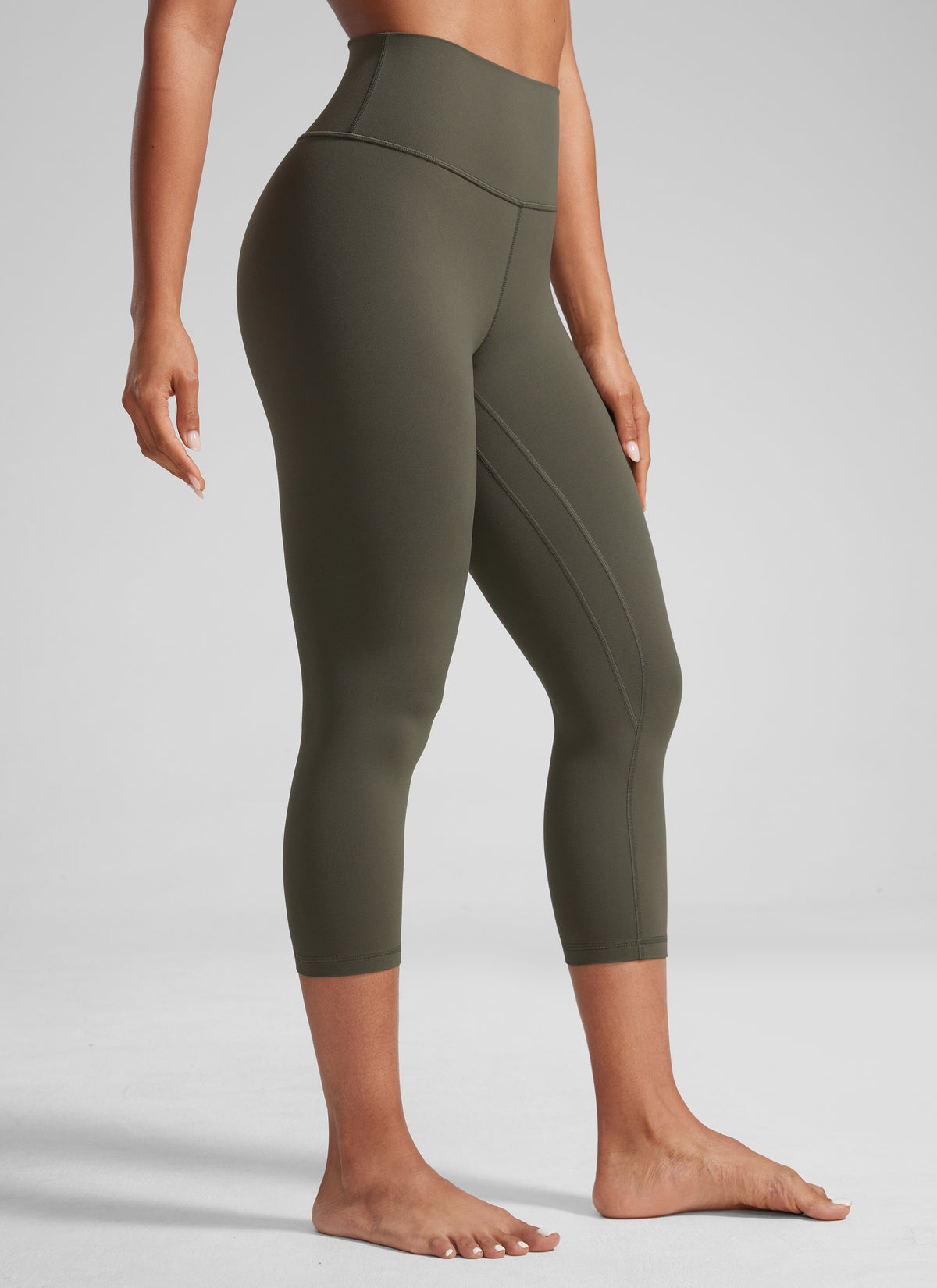 CRZ YOGA Women's High Waisted Capris Workout Leggings 21