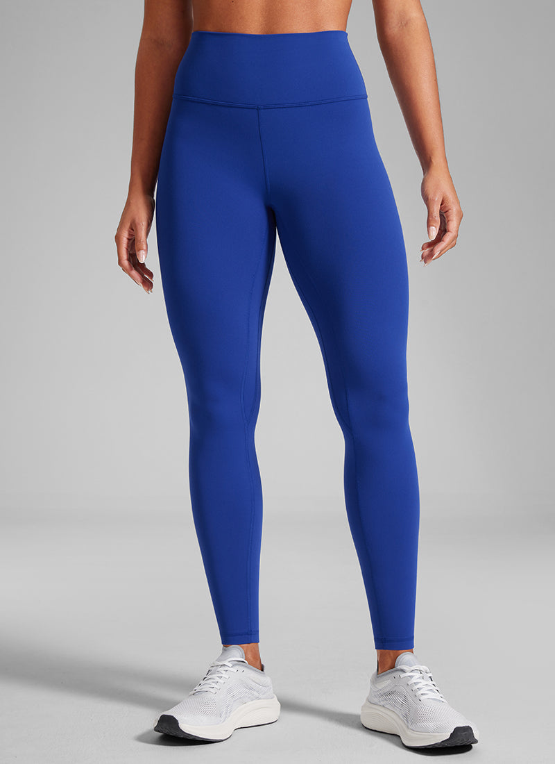 CRZ YOGA Women's Workout High Rise Butterlift Yoga Leggings 28'' Waves Blue @model_info:Crystal