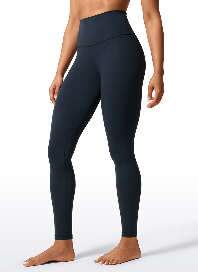 CRZ YOGA Women's Workout High Rise Butterlift Yoga Leggings 28'' True Navy