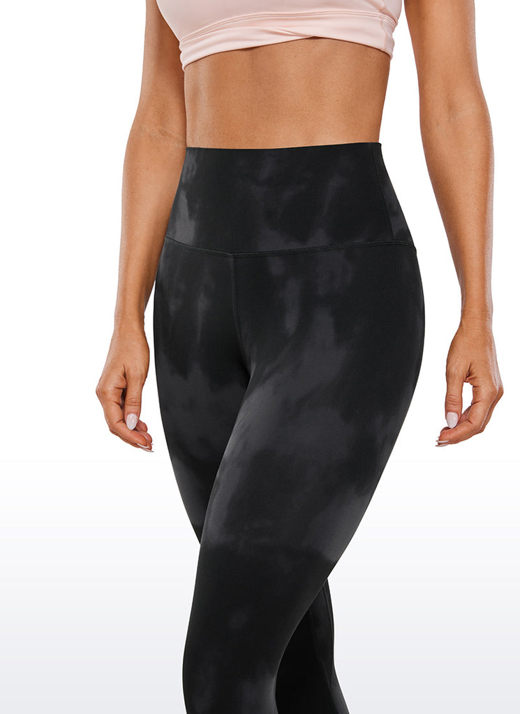 CRZ YOGA Women's Butterluxe Double seamed Yoga Leggings 28" Black